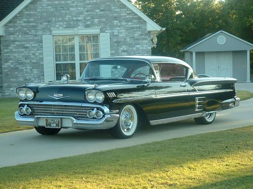 Classic 1958 chevrolet impala sports coupe