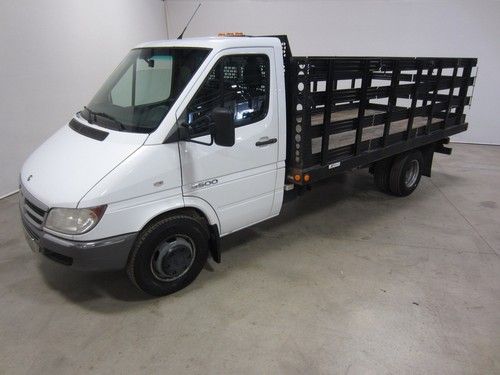 05 dodge sprinter 14.5 ft stake bed turbo diesel 1 owner 60 pics