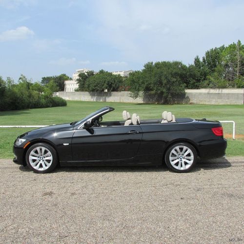 2012 328i hardtop convertible blk/tan lthr prem package15k auto flawless