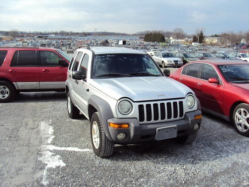 Jeep liberty sport sport utility 3.7l good cond needs motor repair no reserve