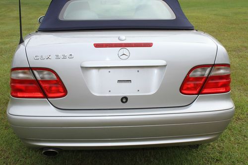 2003 Brilliant Silver 2-dr Convertible 320 Coupe Blue Soft Top New Tires Loaded!, image 3