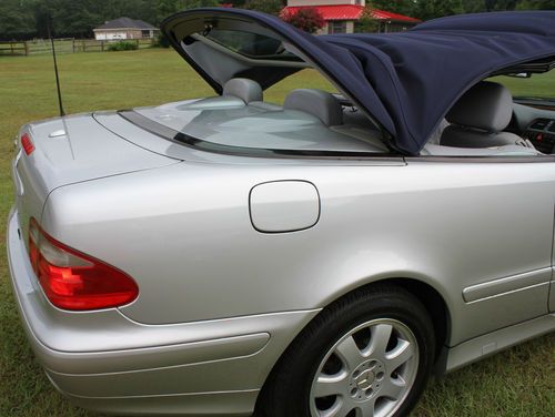 2003 Brilliant Silver 2-dr Convertible 320 Coupe Blue Soft Top New Tires Loaded!, image 4