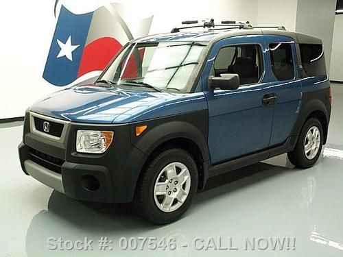 2006 honda element lx awd 5-spd moonroof bike rack 77k texas direct auto