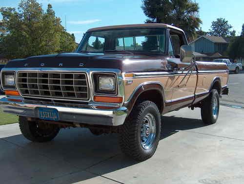 1978 ford f250 4x4 lariat camper special - rust free survivor!