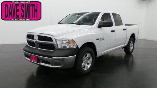 2013 new white crew 4wd cloth auto 5.7l hemi popular equipment grp! we finance!!