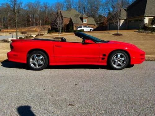 2002 pontiac firebird trans am convertible 2-door 5.7l