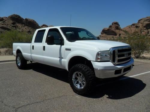 2007 ford f-250 crew cab xlt 4x4 long bed 6.0l powerstroke diesel custom look!!!