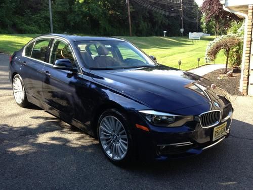 2013 bmw 328i xdrive base sedan 4-door 2.0l metallic blue navigation moonroof