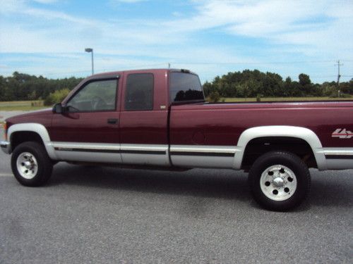 1995 chevrolet 2500 extended cab silverado turbo diesel 4x4 no reserve