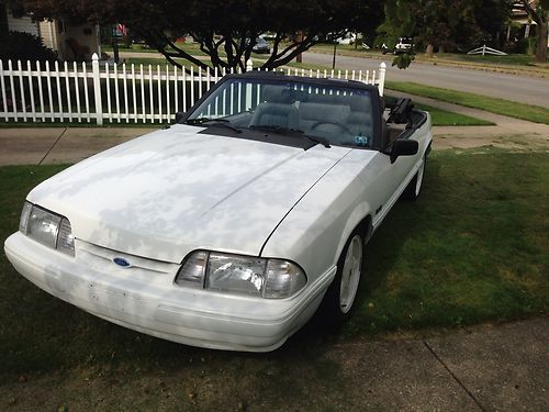 1991 ford mustang lx convertible 2-door 5.0l