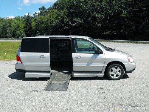 Van wheelchair handicap vmi power  ramp system ford freestar ses 02 hand control