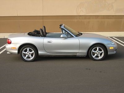 2001 mazda mx-5 miata ls convertible one owner non smoker only 71k no reserve!!!