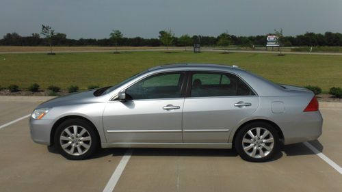 2007 honda accord ex-l leather, navigation, v6 v-6, moon roof financing shipping