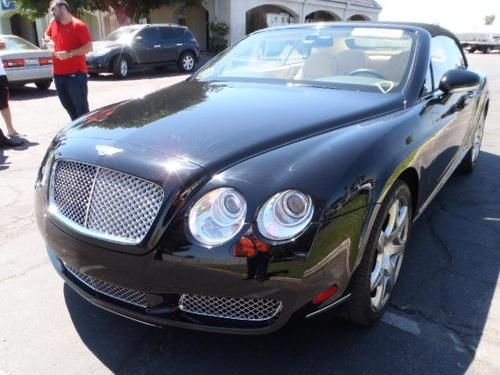 2008 bentley continental gtc convertible 2-door 6.0l