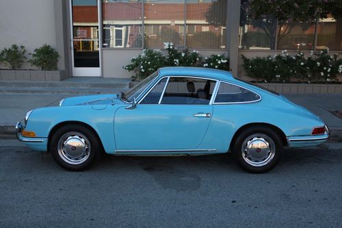 Porsche  912 rare crystal blue coupe unrestored beauty