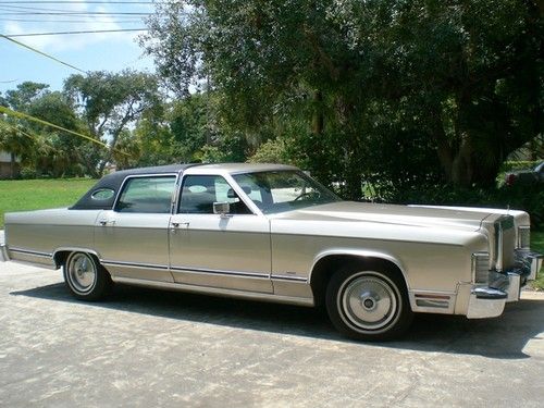 1979 lincoln continental town car  one owner  original special color 4door