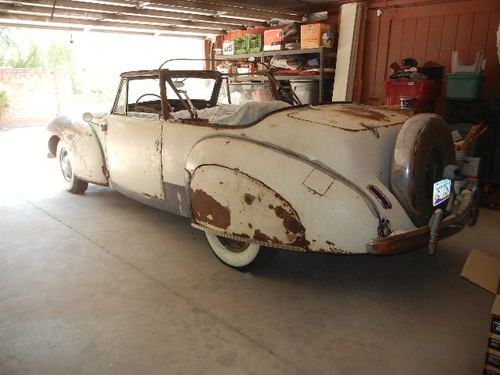 1941 lincoln continental cabriolet convertible v12 runs &amp; drives!