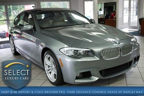 Loaded 550i xdrvie sedan m sport cold weather hud comfort access shades!!