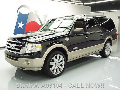 2008 ford expedition el king ranch sunroof nav 22's 53k texas direct auto