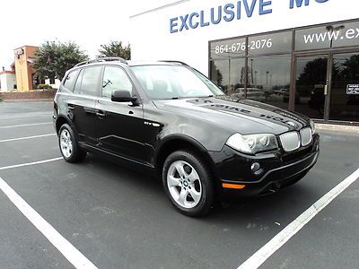 2007 BMW X3 SUPER CLEAN! LOW MILES! BLACK ON BLACK, US $17,400.00, image 3