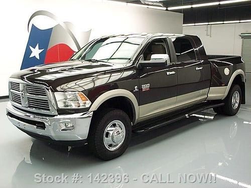 2010 dodge ram 3500 laramie mega 4x4 diesel dually nav! texas direct auto