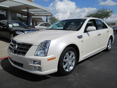 2008 awd 4wd white v6 3.6l automatic leather miles:47k sedan