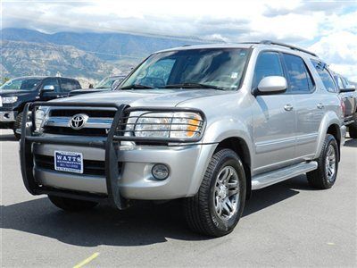 Toyota sequoia suv 4x4 sr5 leather sunroof dvd auto tow low price