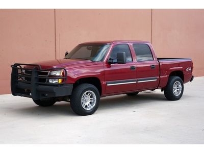 06 chevrolet silverado ls 1500 4x4 crew cab carfaxcert steel front grill/bumper