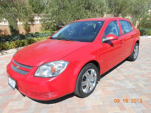 2008 cobalt lt 4 door sedan*red*automatic*aux*cd*cold air*title in hand*4cyl,2.2