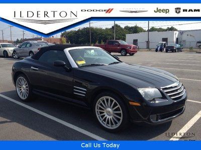 2005 chrysler crossfire roadster limited black convertible leather automatic