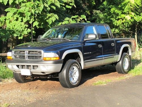 2001 dodge dakota slt 4x4 pickup truck crew cab