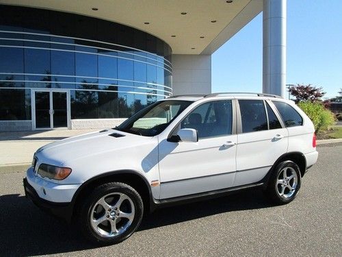 2003 bmw x5 3.0i awd sport only 78k miles white loaded rare find