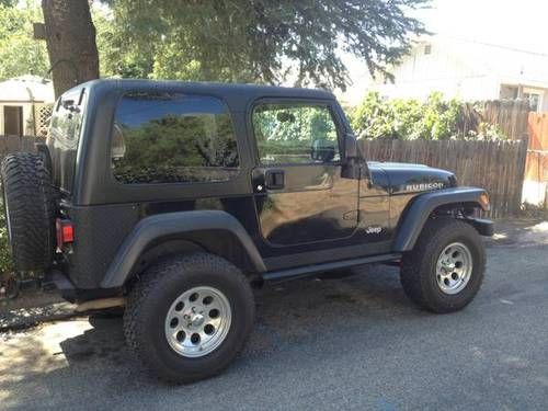 *** jeep *** wrangler *** rubicon *** lifted *** black *** hard &amp; soft top ***