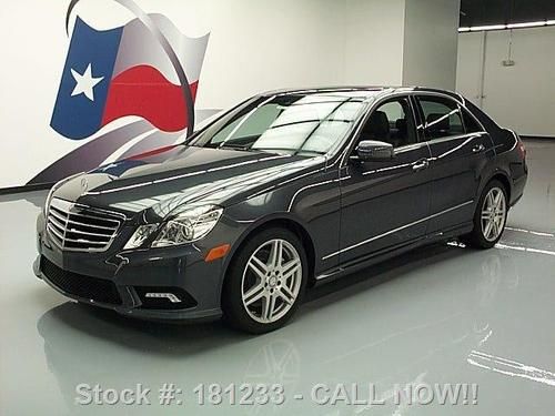 2010 mercedes-benz e550 sport p2 awd sunroof nav 49k mi texas direct auto