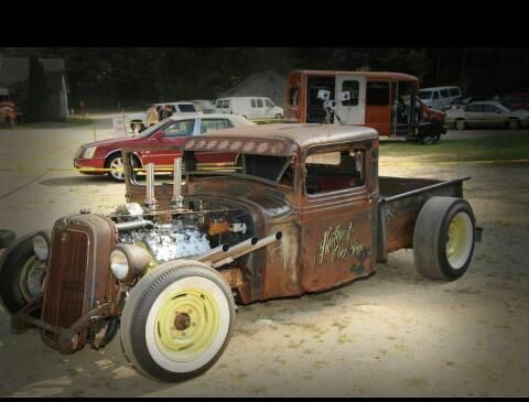 Rat rod ford truck