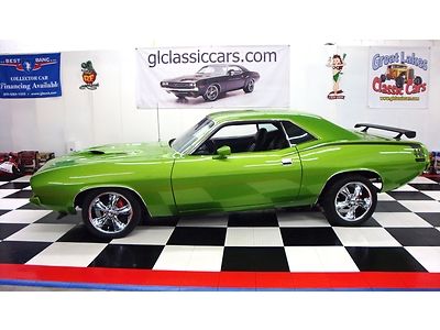 1970 plymouth cuda 440 4spd resto mod pro touring show car