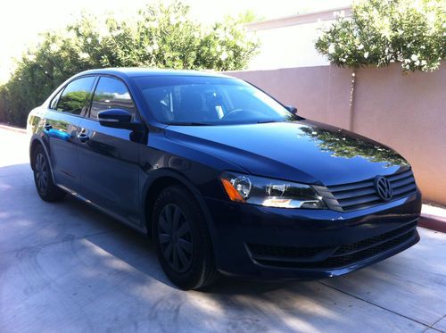 2013 volkswagen passat s, night blue metallic