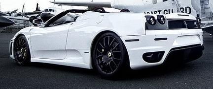 2008 white ferrari f430 spider convertible 2-door 4.3l