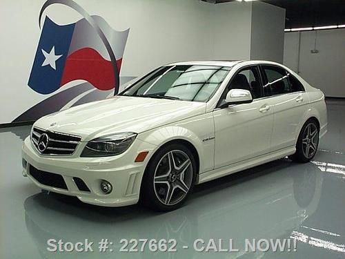 2009 mercedes-benz c63 amg sunroof nav xenons only 24k texas direct auto
