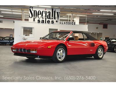 1991 ferrari mondial t two-door convertible (stock # 30759)