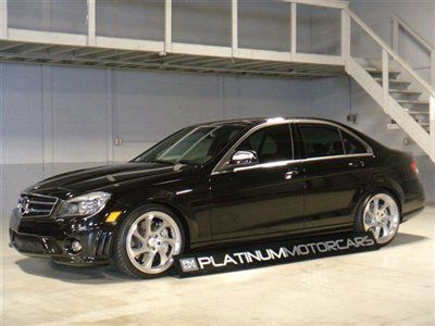 2009 mercedes benz c63 amg kleemann tune, headers, wheels, 44k, navi, nice car