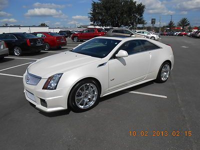 2013 cadillac cts-v coupe premium collection low mileage certified
