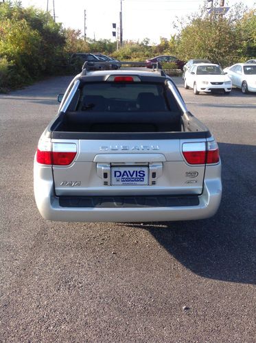2006 SUBARU BAJA SILVER BLACK MANUAL TRANS LEATHER TOW HOOK ALL WHEEL DRIVE AWD, image 5