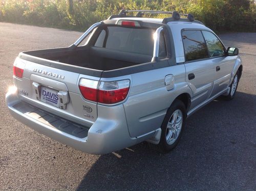 2006 SUBARU BAJA SILVER BLACK MANUAL TRANS LEATHER TOW HOOK ALL WHEEL DRIVE AWD, image 8