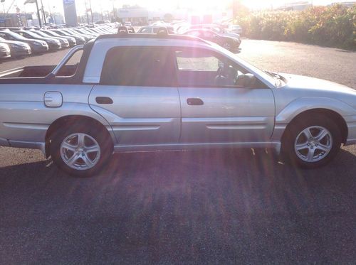 2006 SUBARU BAJA SILVER BLACK MANUAL TRANS LEATHER TOW HOOK ALL WHEEL DRIVE AWD, image 9