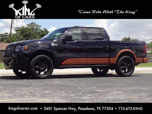 2009 ford f-150 harley davidson supercrew clean carfax 1 owner upgraded wheels