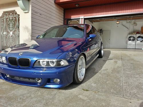 2003 bmw m5 rare le mans blue ess supercharger bilstein super fast low reserve!!