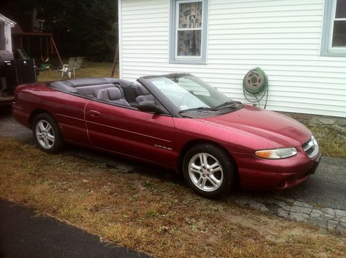 1996 chrysler sebring jxi convertible 2-door 2.5l