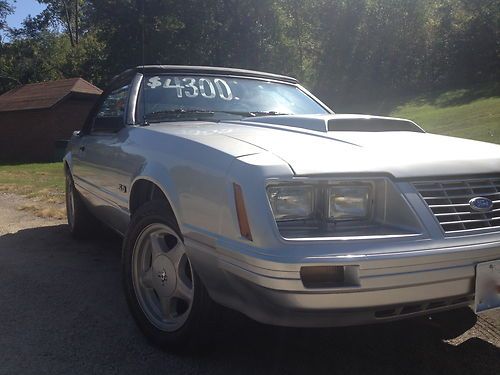 1984 mustang convertible 5.0l fox body gt