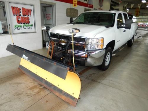 Crew cab meyer snow plow w/t tow package vinyl seats keyless entry power locks